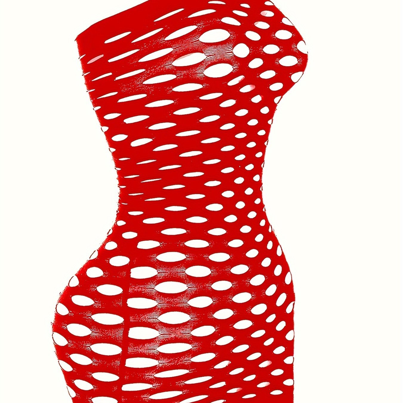 Seductive Ripped Fishnet Bodycon Dress - Alluring Hollow Out Tube Style - Ultra-Sexy Womens Lingerie & Underwear Bodystocking Stocking