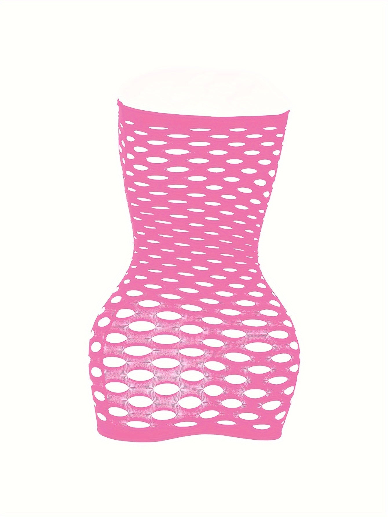 Seductive Ripped Fishnet Bodycon Dress - Alluring Hollow Out Tube Style - Ultra-Sexy Womens Lingerie & Underwear Bodystocking Stocking