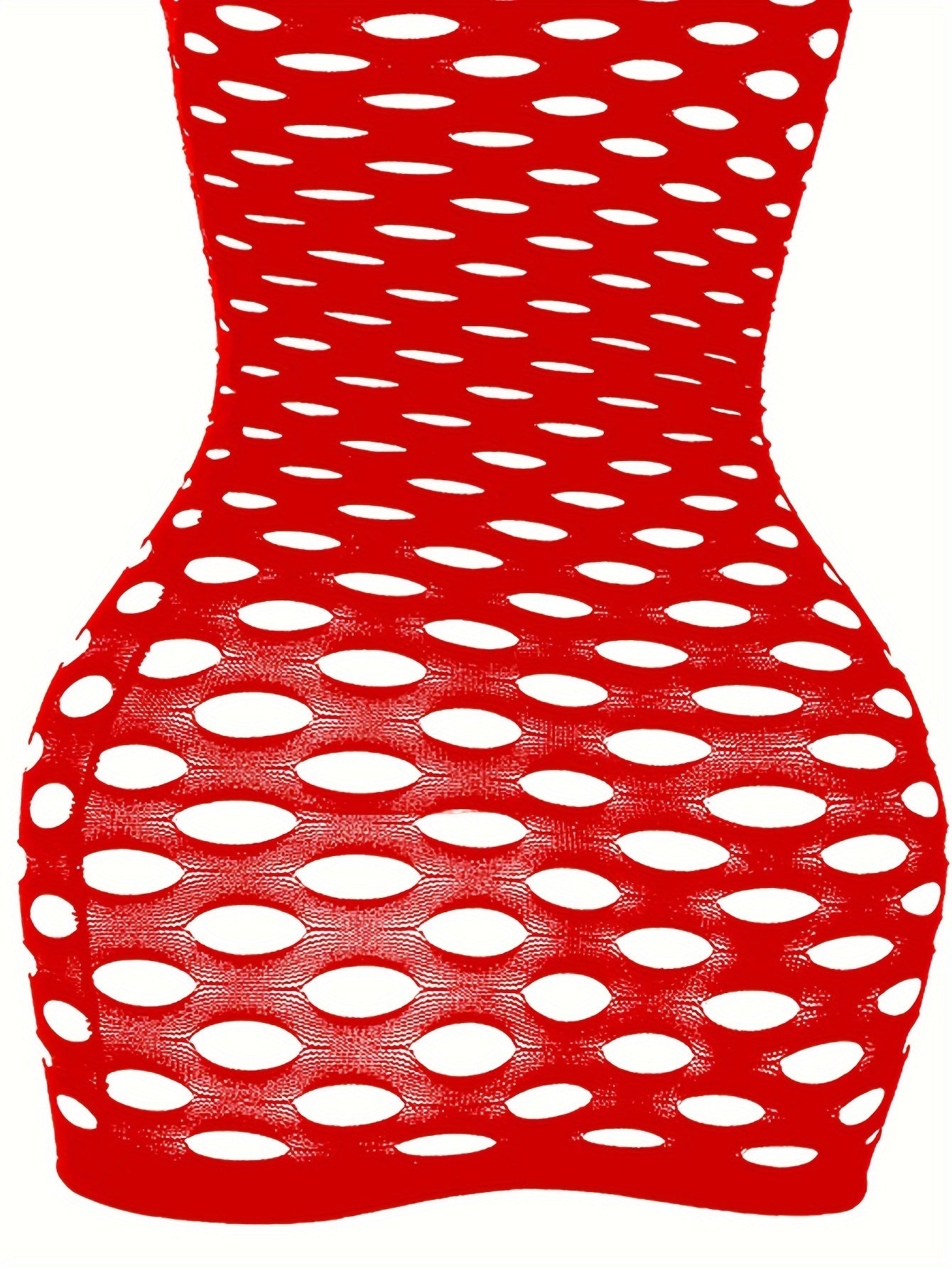 Seductive Ripped Fishnet Bodycon Dress - Alluring Hollow Out Tube Style - Ultra-Sexy Womens Lingerie & Underwear Bodystocking Stocking