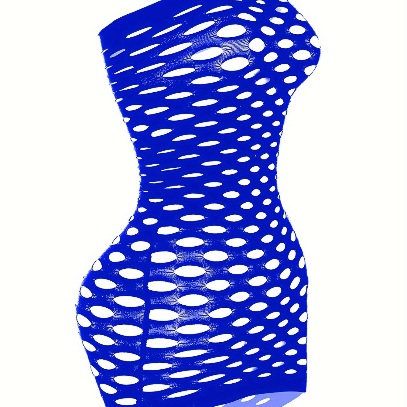 Seductive Ripped Fishnet Bodycon Dress - Alluring Hollow Out Tube Style - Ultra-Sexy Womens Lingerie & Underwear Bodystocking Stocking