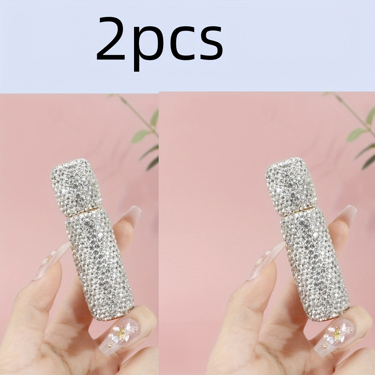 0.34oz Essential Oil Roller Bottle with Crystal Glass - Travel-Friendly Stainless Steel Roller Ball And Refillable Cap for Perfumes, Aromatherapy, And Body Oils.